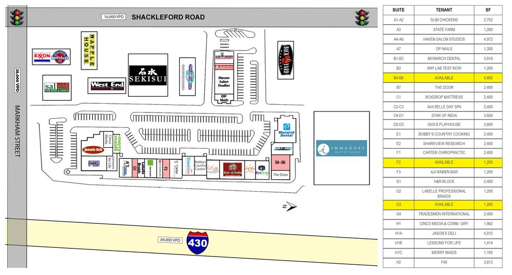 Westchase Plaza: 301 N Shackleford Rd, Little Rock, AR 72211